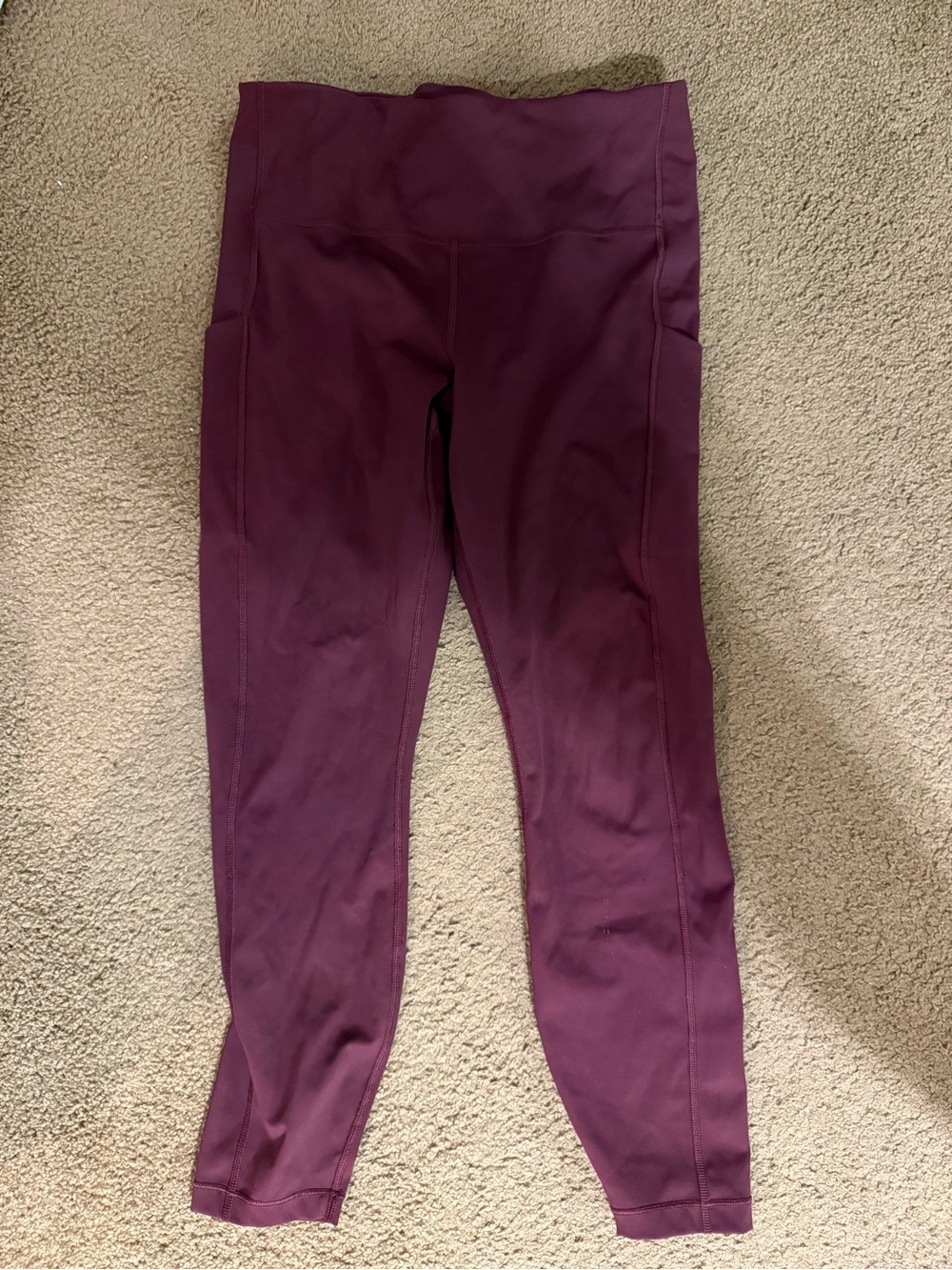 Women’s Athleta Burgundy Active Leggings